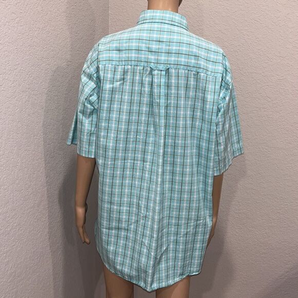 Pendleton seafoam green plaid button down shirt - Picture 5 of 6